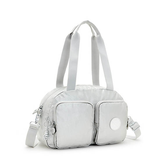 Kipling Cool Defea Metallic Schoudertassen Zilver | België 1818MQ